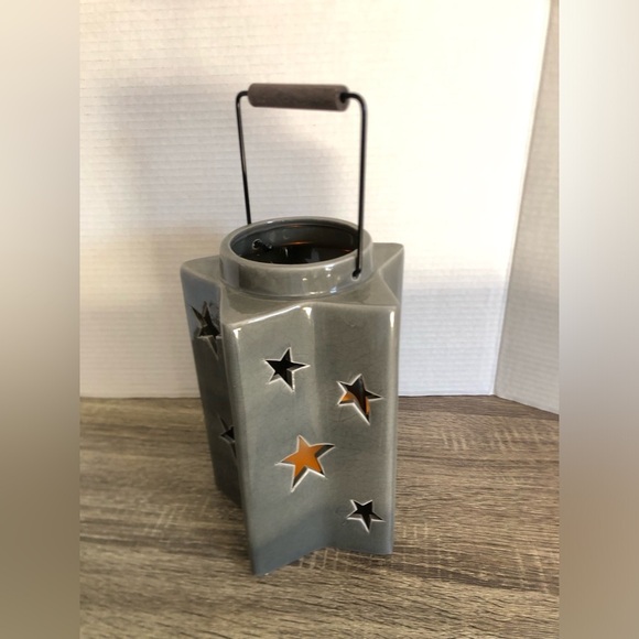 Rustic Star Lantern with Battery Operated Candle - Picture 10 of 13